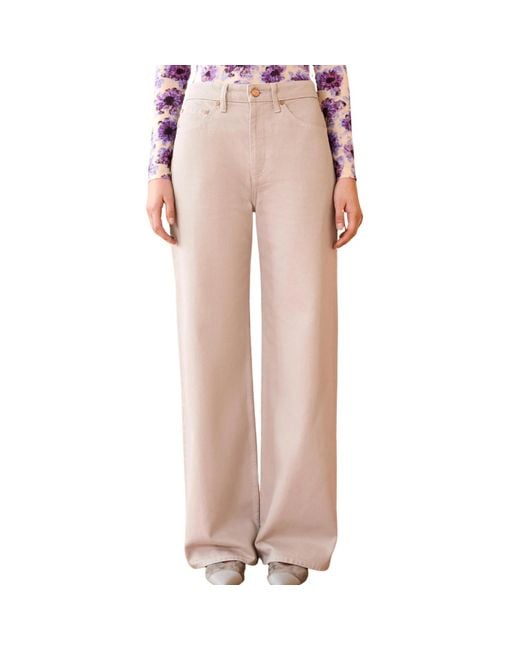 Ulla Johnson Pink The Willow Jean