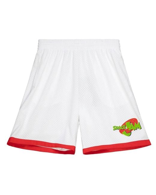 Mitchell & Ness White Space Jam 2 96' Short for men