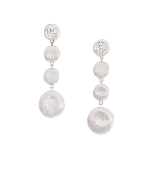 Marco Bicego White Jaipur 0.11 Ct. Tw. Diamond 18k Earrings