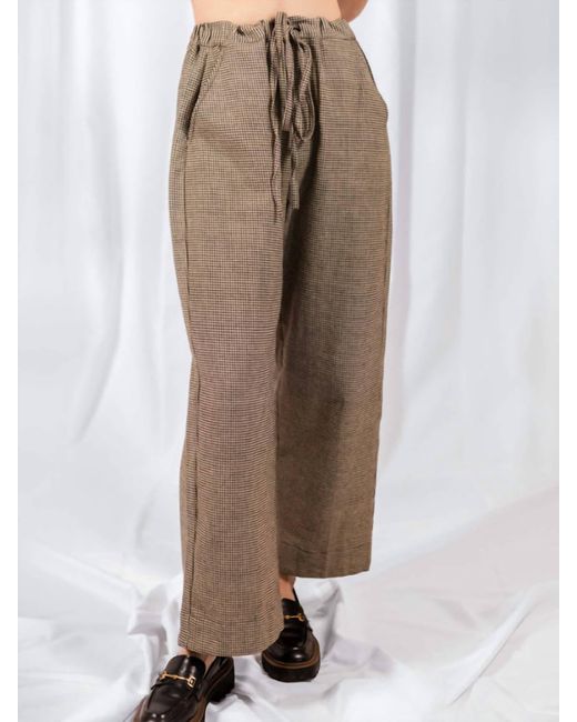 Mata Traders Natural Emmy Drawstring Pant
