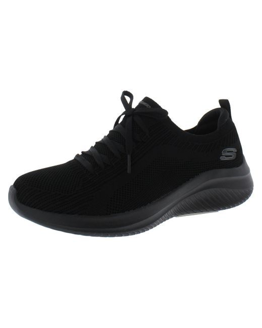 Skechers Black Ultra Flex 3.0 Performance Lifestyle Slip-on Sneakers