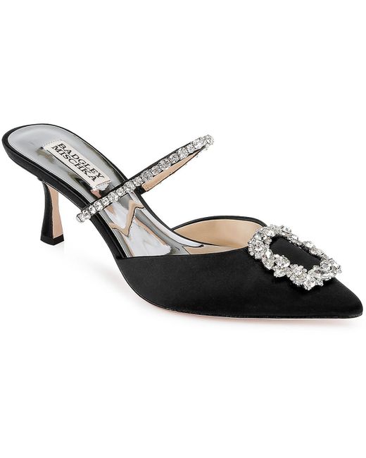 badgley mischka black pumps