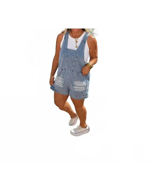 Blakely Women's Blue Daydream Denim Romper