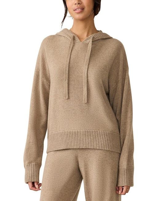 Faherty Brand Natural Coastal Cashmere Hoodie