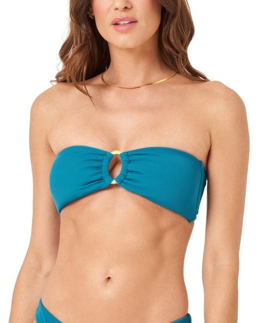 LSPACE Blue Jasper Top