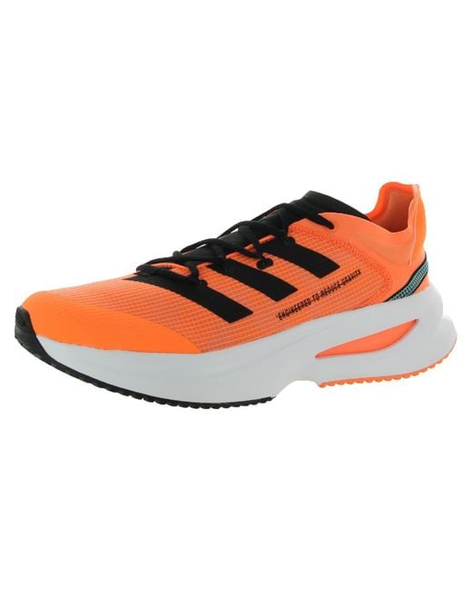 adidas Lace Up Trainer Running Shoes in Orange for Men Lyst