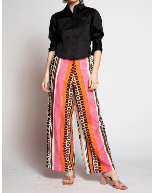 Eva Franco Red Cypress Pant