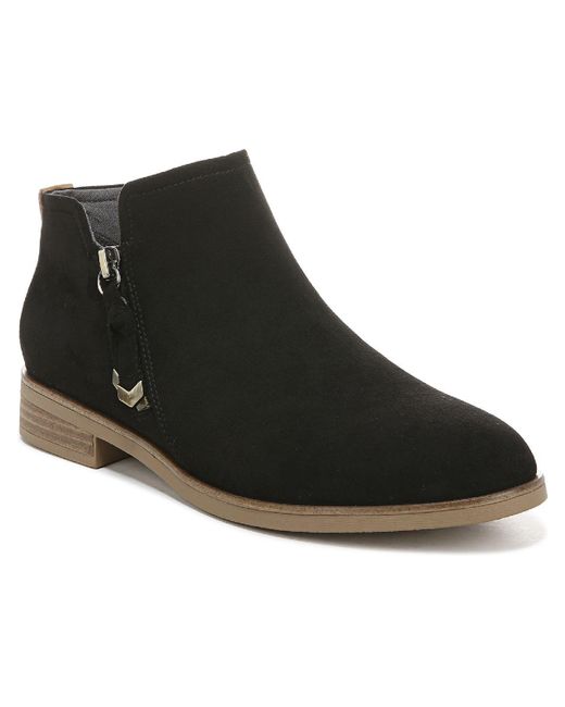 Dr scholls black suede booties cheap