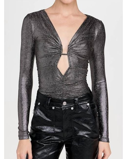 Isabel Marant Black Buffy Blouse