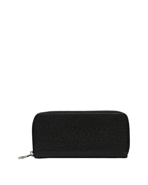 Louis Vuitton Black Zippy Wallet Leather Wallet (pre-owned)