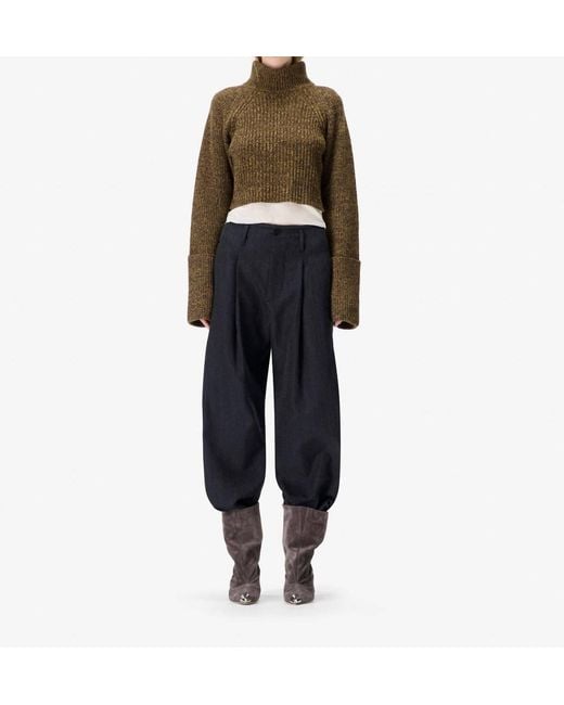 IRO Black Elba Pullover Wool Sweater