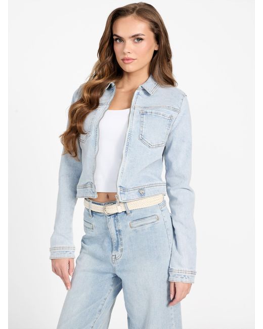 Guess Blue Eco Luma Denim Jacket