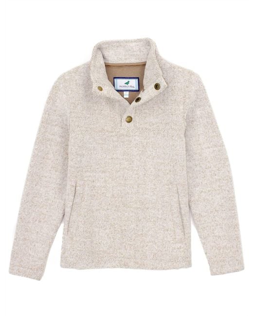 Properly Tied White Boy's Upland Pullover Jacket for men