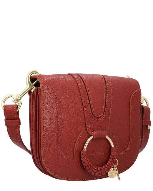 See By Chloé Leather Crossbody in Red Lyst