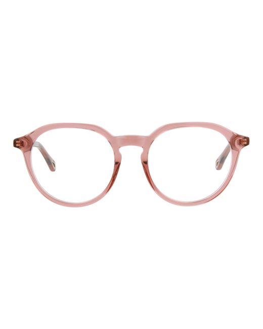 Chloé Brown Round-Frame Bio Acetate Optical Frames