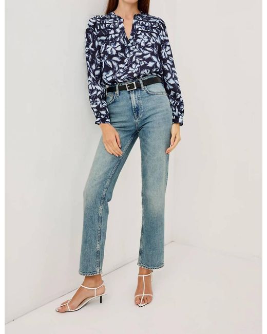 Rails Blue Asta Top