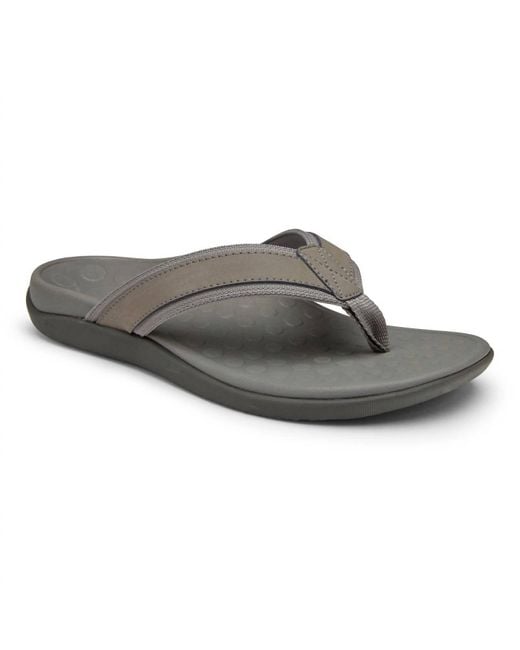 Vionic Gray Tide Toe Post Sandal for men