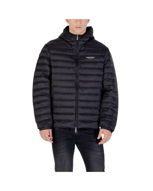 ARMANI EXCHANGE Blue Polyamide Shell Jacket for men