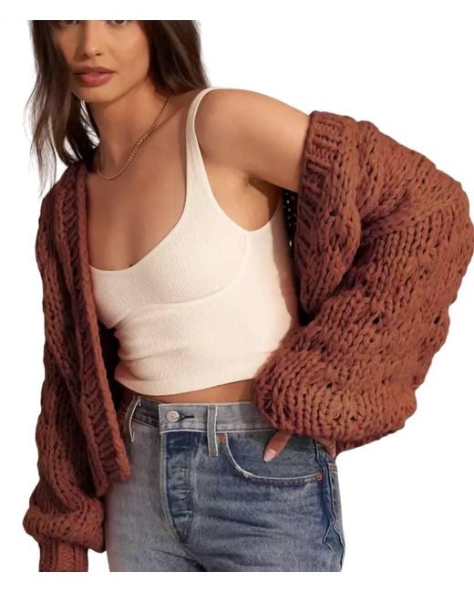 Callaghan Brown Gigi Cardigan