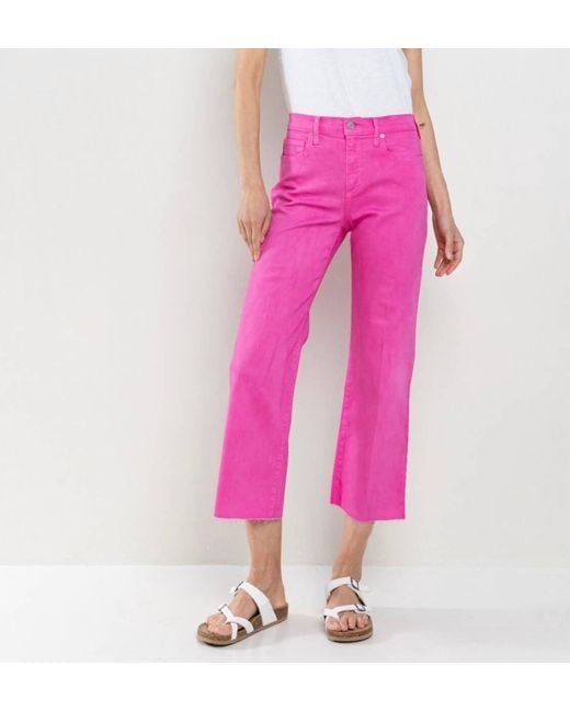 Sneak Peek Pink Josie Cropped Spring Jeans