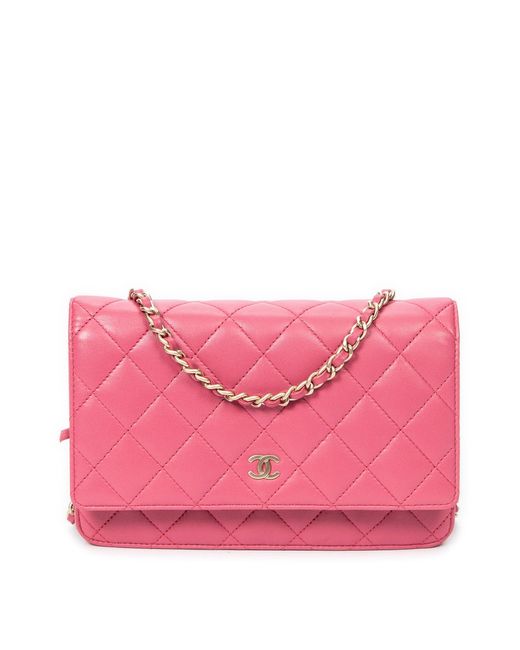 Chanel Pink Wallet On Chan