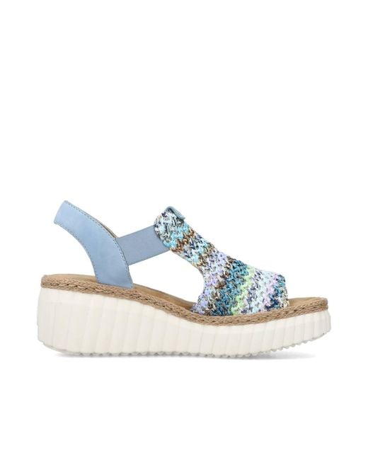 Rieker Blue 69172 Sandals