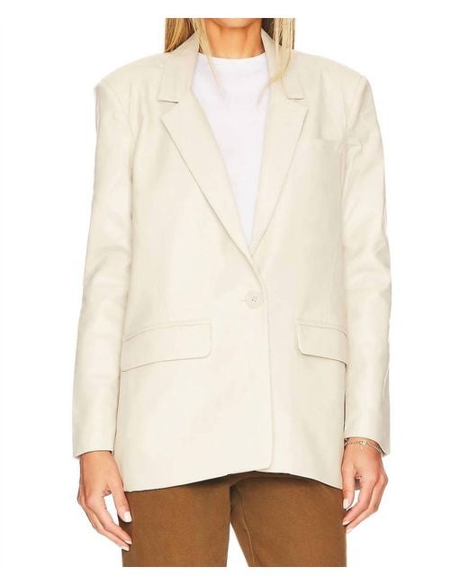 BB Dakota White Audrey Jacket