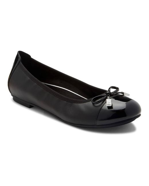 Vionic Black Minna Ballet Flat