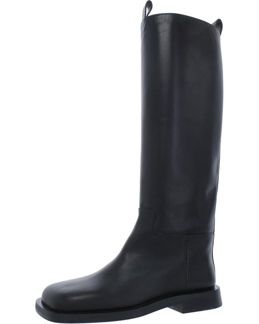 Proenza Schouler Black Leather Tall Knee-high Boots