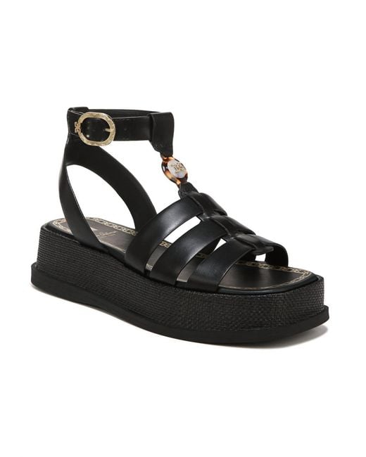 Sam Edelman Black Naima Platform Gladiator Sandal