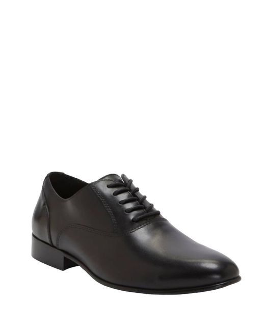 Vince Camuto Black Jensin Oxford Shoes for men