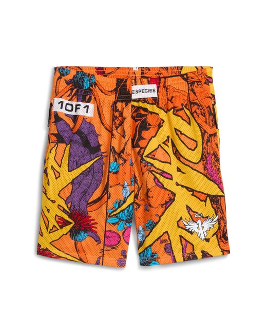 PUMA Orange X Lamelo Ball Phoenix Shorts for men