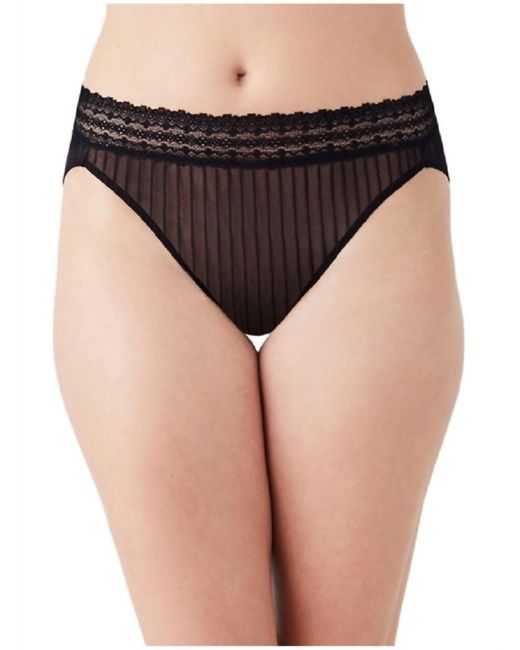 Wacoal Black Well Suited Hi-Leg Panty