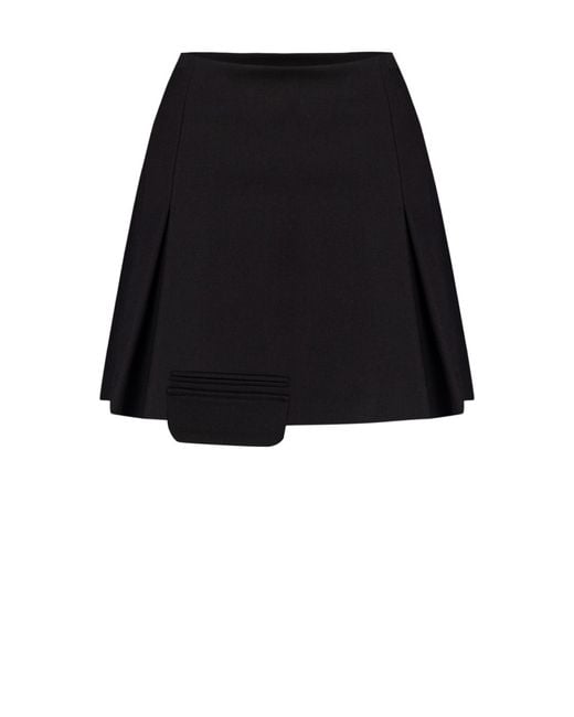 Pcfg Black Free Heaven Pleated Mini Skirt