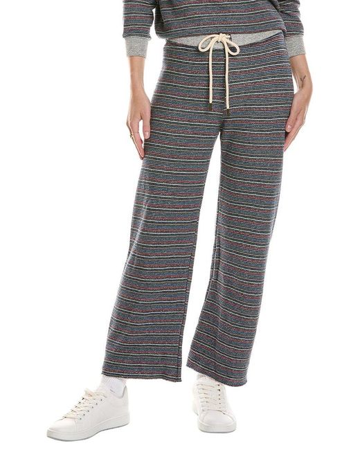 The Great Gray The Wide Leg Cropped Sweatpant