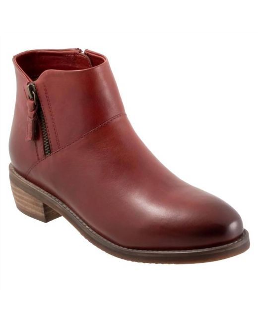 Softwalk® Red Roselle Ankle Boots
