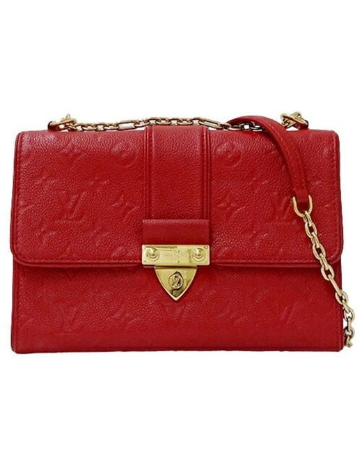 Pre-owned Louis Vuitton Shoulder Bag In Red