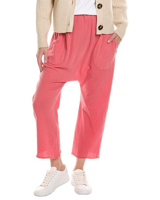 The Great Pink The Jersey Crop Pant
