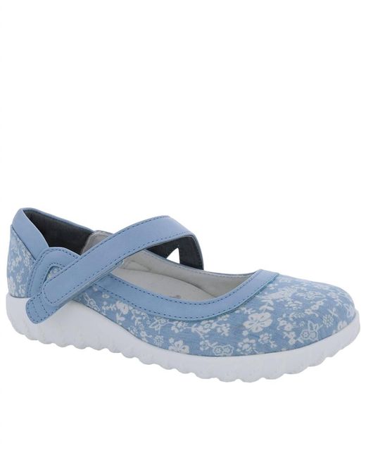 Drew Blue Mary Jane Shoe