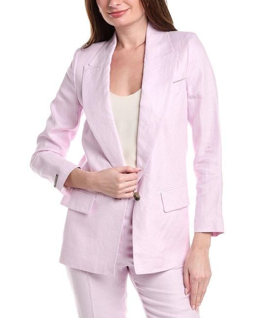 Peserico Pink Linen Jacket