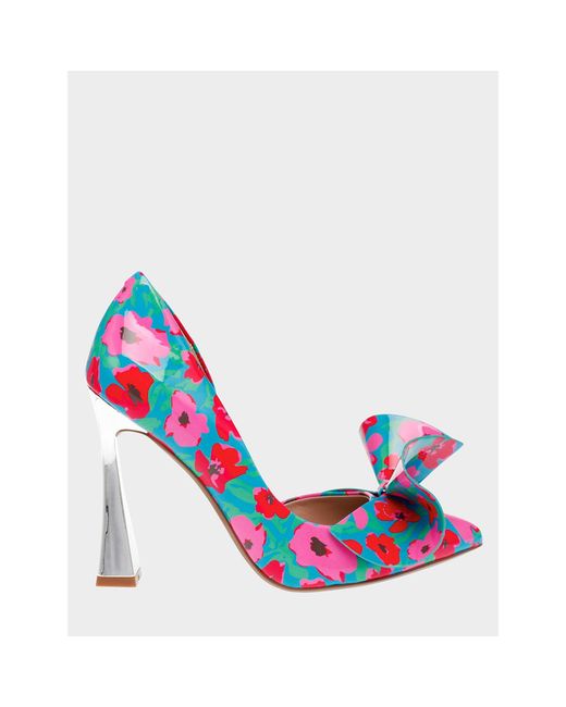 Betsey Johnson Red Nobble-p Pink/blue