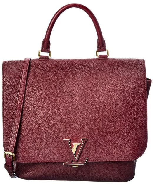 Louis Vuitton Bordeaux Taurillon Leather Volta (authentic Pre-owned) in Red