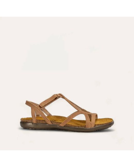 Naot Brown Dorith Sandals