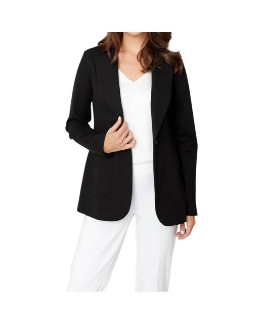 Joseph Ribkoff Black Formal Notched Lapel Blazer