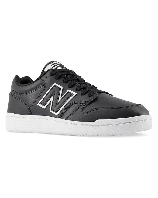 New Balance Black Bb480lbt Leather Casual And Fashion Sneakers for men