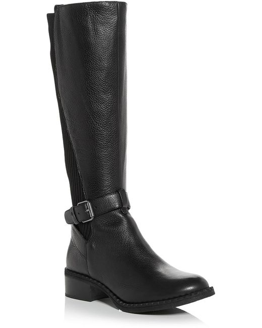Gentle Souls Best Chelsea Moto Leather Tall Knee-high Boots in Black | Lyst
