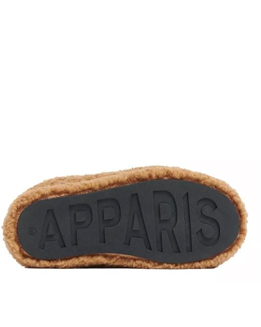 Apparis Blue Misha Mule Slipper
