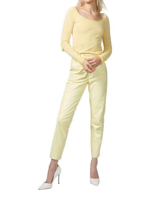 Georgia Alice Yellow Pearl Top