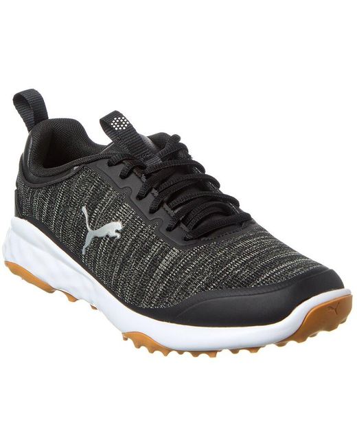 PUMA Black Fusion Pro Golf Shoe for men