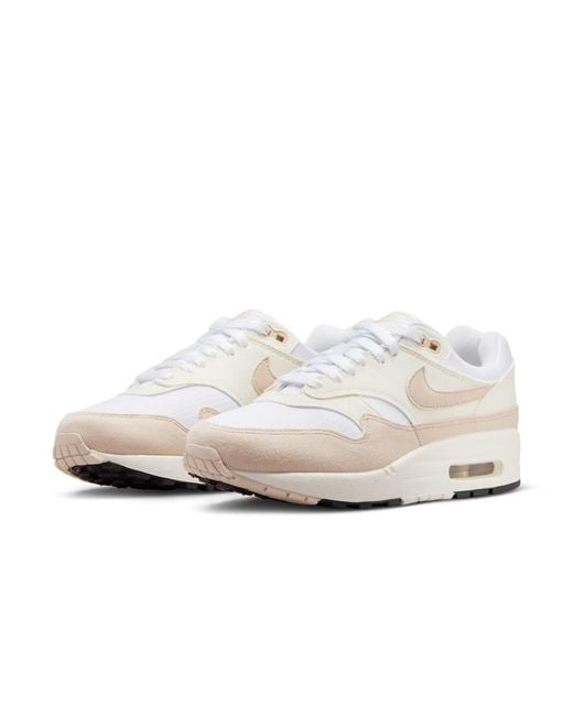 Nike White Air Max 1 Dz2628-101 Sneaker 7.5 Pale Ivory Low Top Lifestyle Shoes
